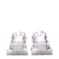 Versace White Fabric Chunky Sneakers