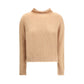 Max Mara Brown Polyamide Turtleneck