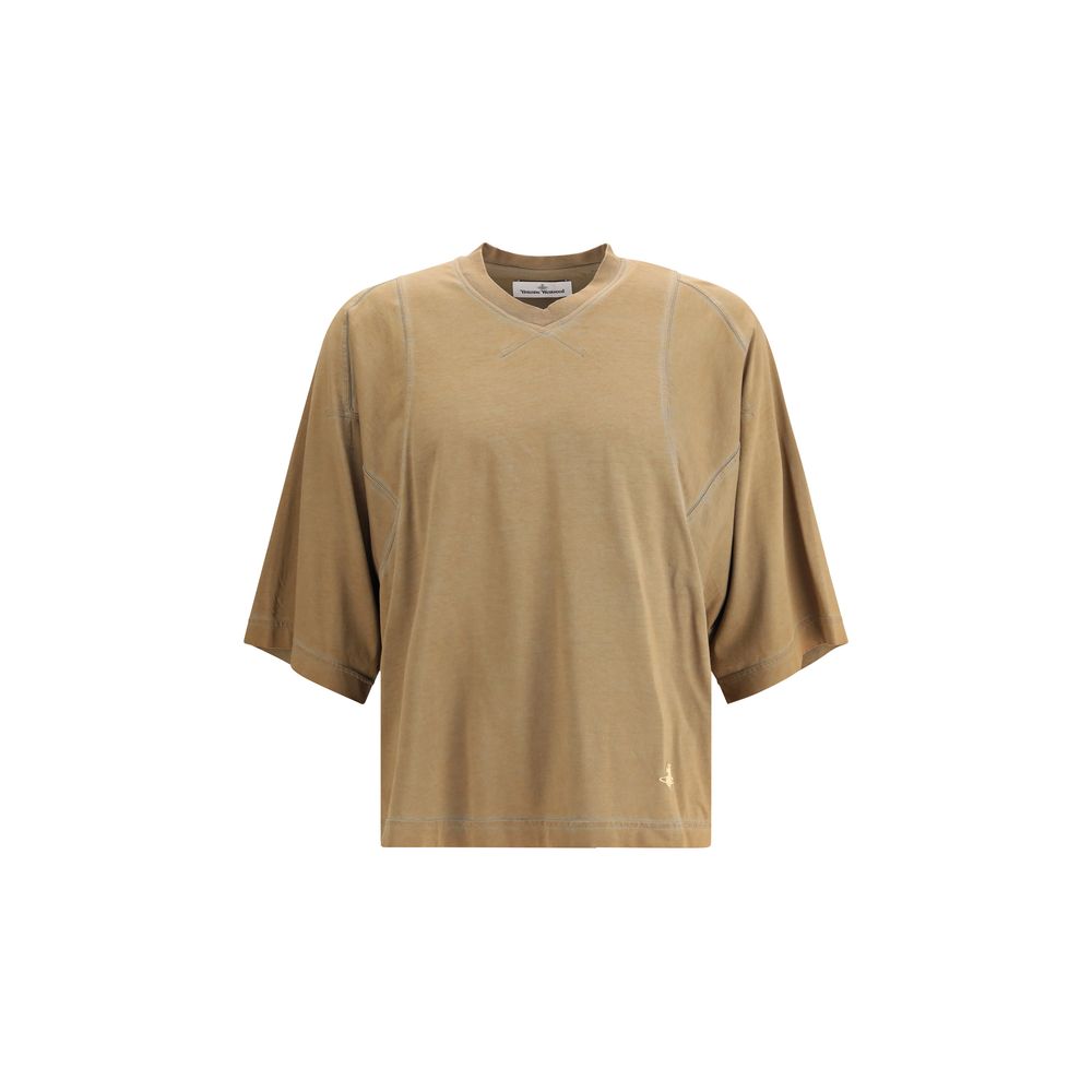 Vivienne Westwood Brown Cotton Sportswear Mens T-Shirt