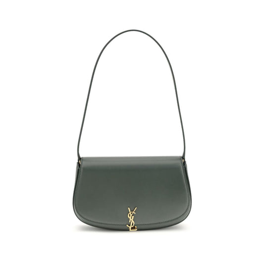 Saint Laurent Green Calf Leather Bos Taurus Shoulder Bag