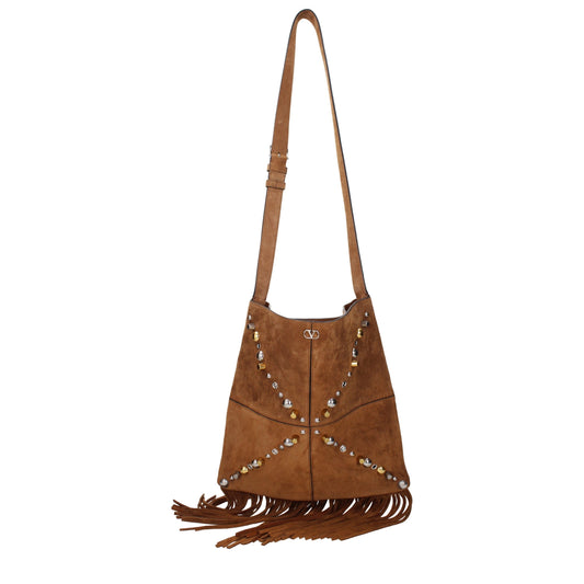 Valentino Garavani Brown Leather Crossbody Bag