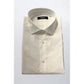 Baldinini Trend White Cotton Shirt