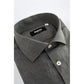 Baldinini Trend Gray Cotton Shirt