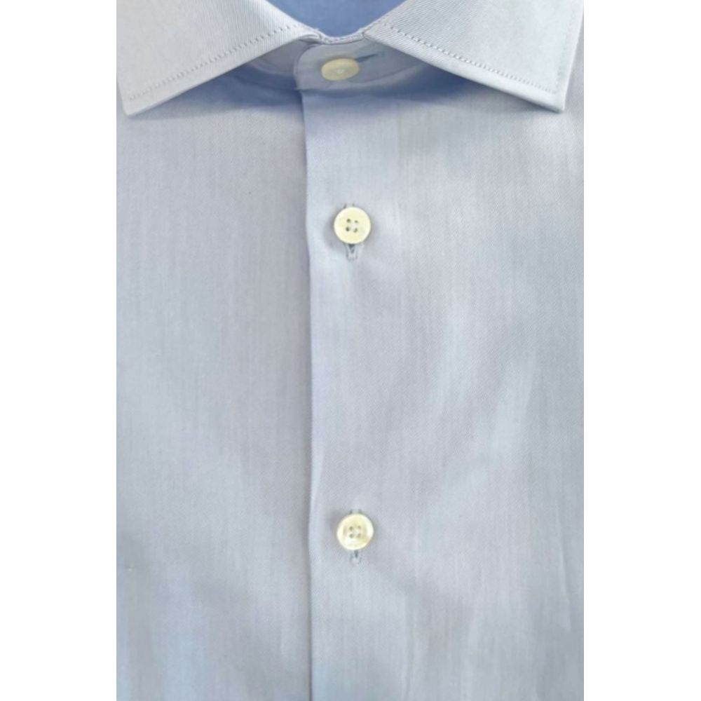 Baldinini Trend Light Blue Cotton Shirt