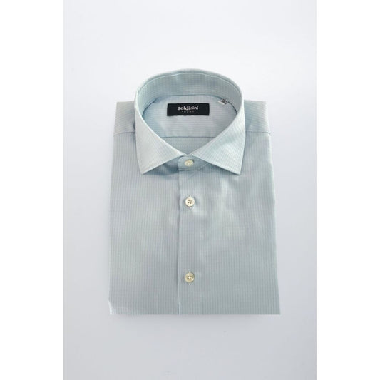 Baldinini Trend Light Blue Cotton Shirt