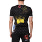 Dolce & Gabbana Black Polka Dot Lemons Horse Henley T-Shirt Mens T-Shirt