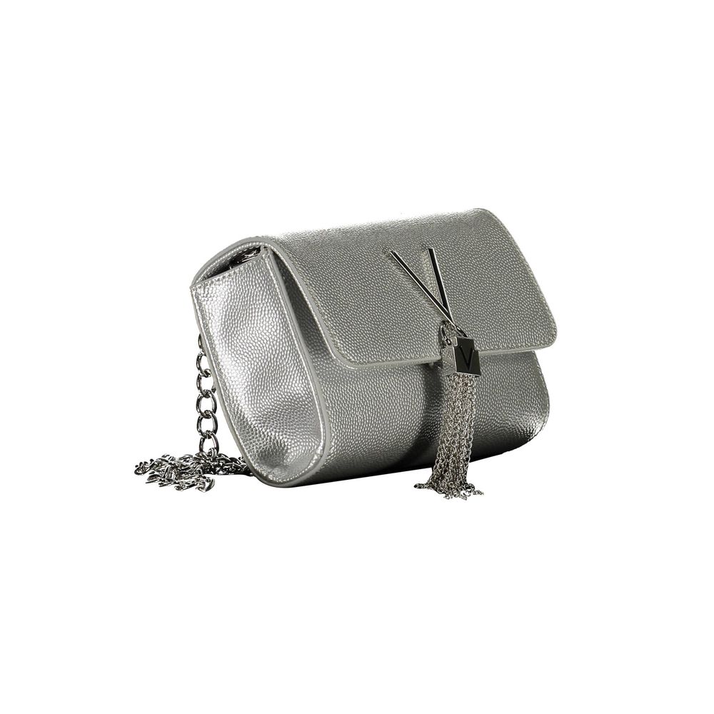 Mario Valentino Gray Polyethylene Handbag