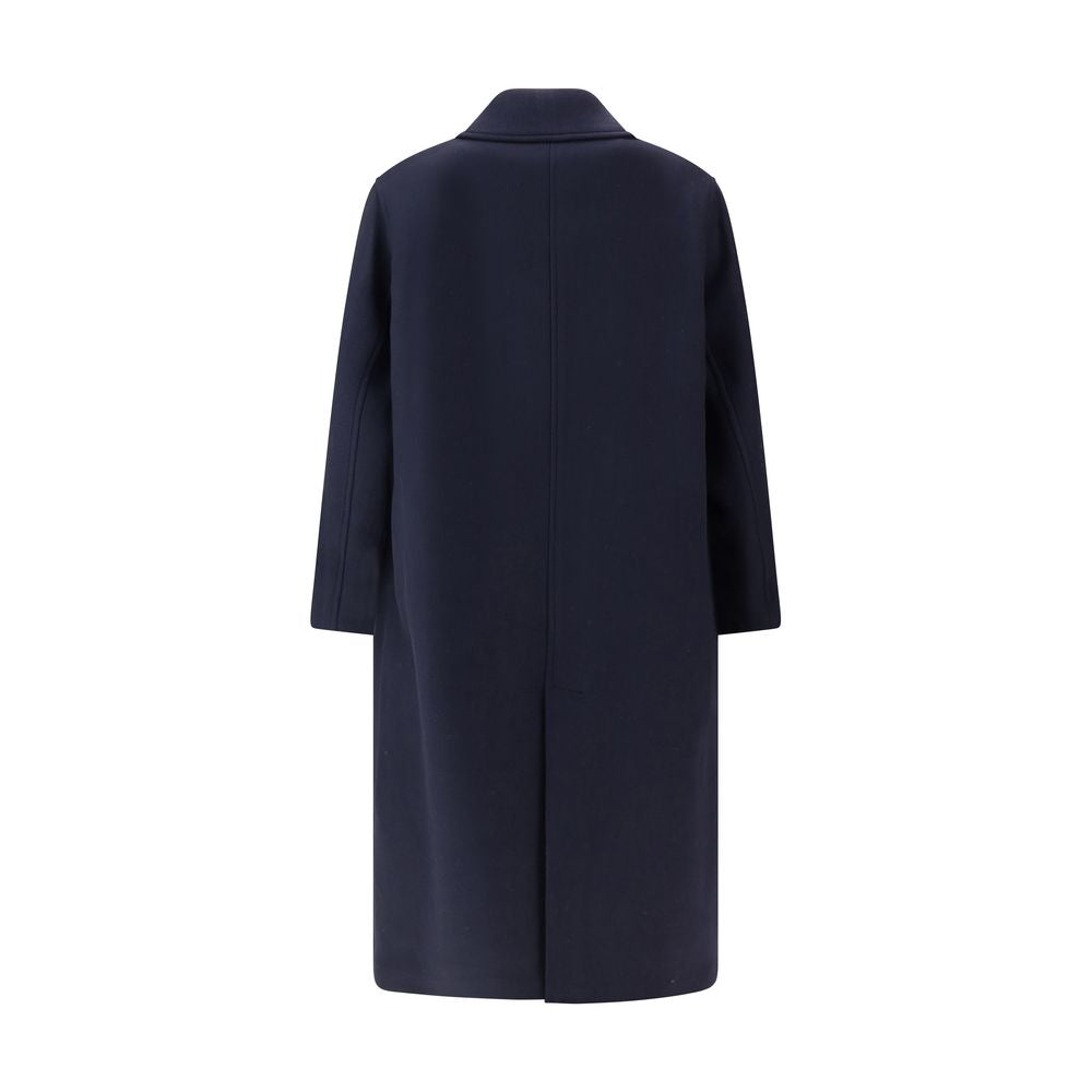 Sunflower Blue Fleece Wool Coat Mens Jacket