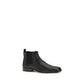 Prada Black Calf Leather Bos Taurus Ankle Boots