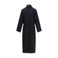 Tom Ford Black Fleece Wool Coat