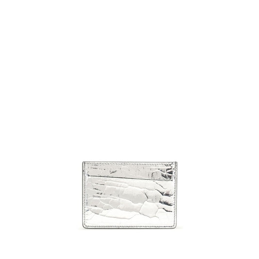 Margiela Silver Leather Wallet