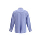Margiela Blue Cotton Pattern Shirt