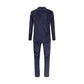 Gi Capri Blue Cotton Two-Piece Suit