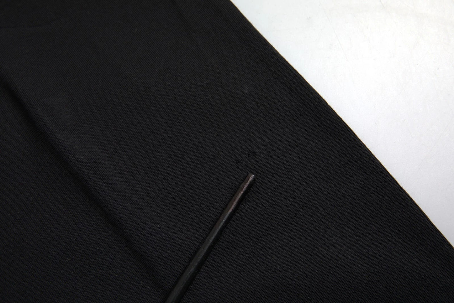 Balenciaga Black Cotton Logo Print Crew Neck Short Sleeves T-shirt Mens T-Shirt