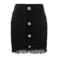 PINKO Black Polyester Skirt