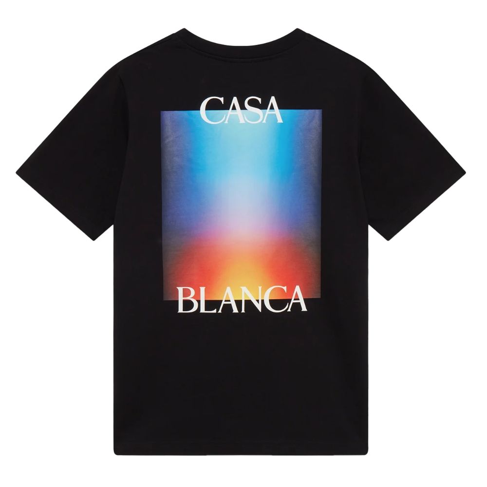 Casablanca Black Cotton T-Shirt Mens T-Shirt
