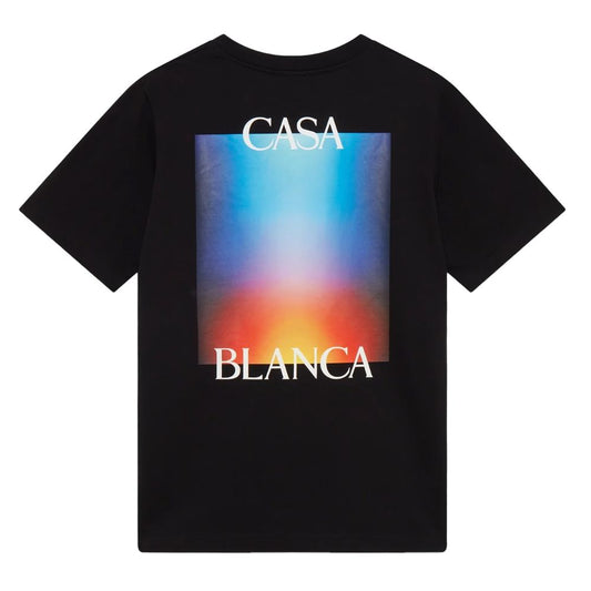 Casablanca Black Cotton T-Shirt Mens T-Shirt