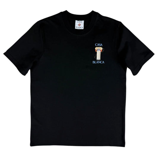 Casablanca Black Cotton T-Shirt Mens T-Shirt