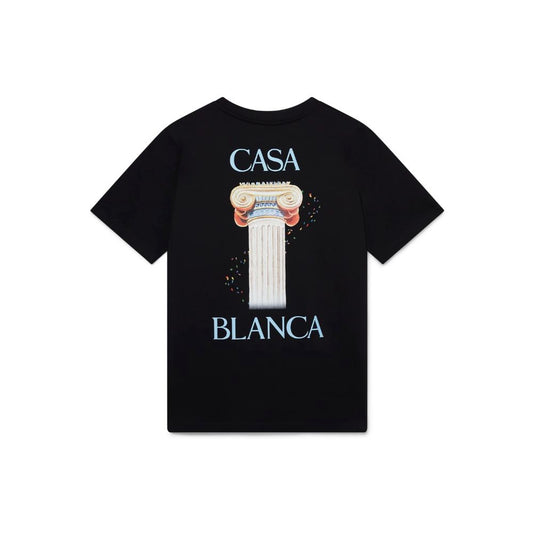 Casablanca Black Cotton T-Shirt Mens T-Shirt