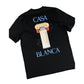 Casablanca Black Cotton T-Shirt Mens T-Shirt
