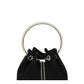 Jimmy Choo Black Silk Backet Bag