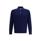 Brunello Cucinelli Blue Cashmere Polo Shirt