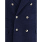 Brunello Cucinelli Blue Wool Coat