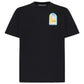 Casablanca Black Cotton T-Shirt