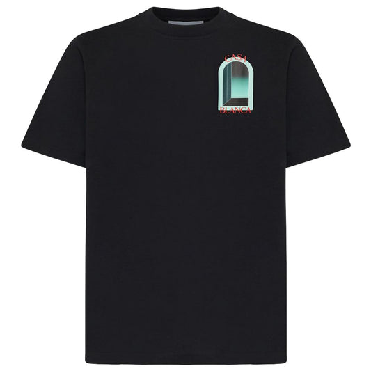 Casablanca Black Cotton T-Shirt Mens T-Shirt