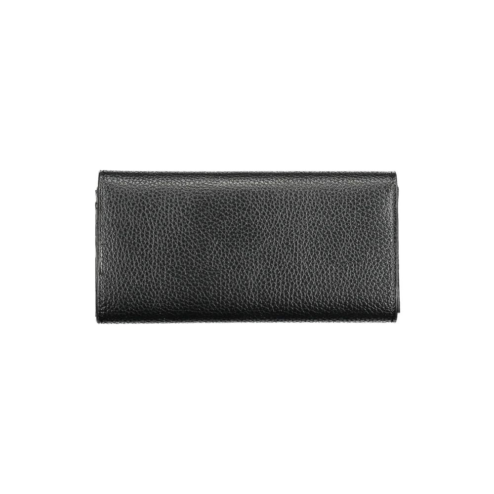 Mario Valentino Black Polyethylene Wallet Womens Wallet