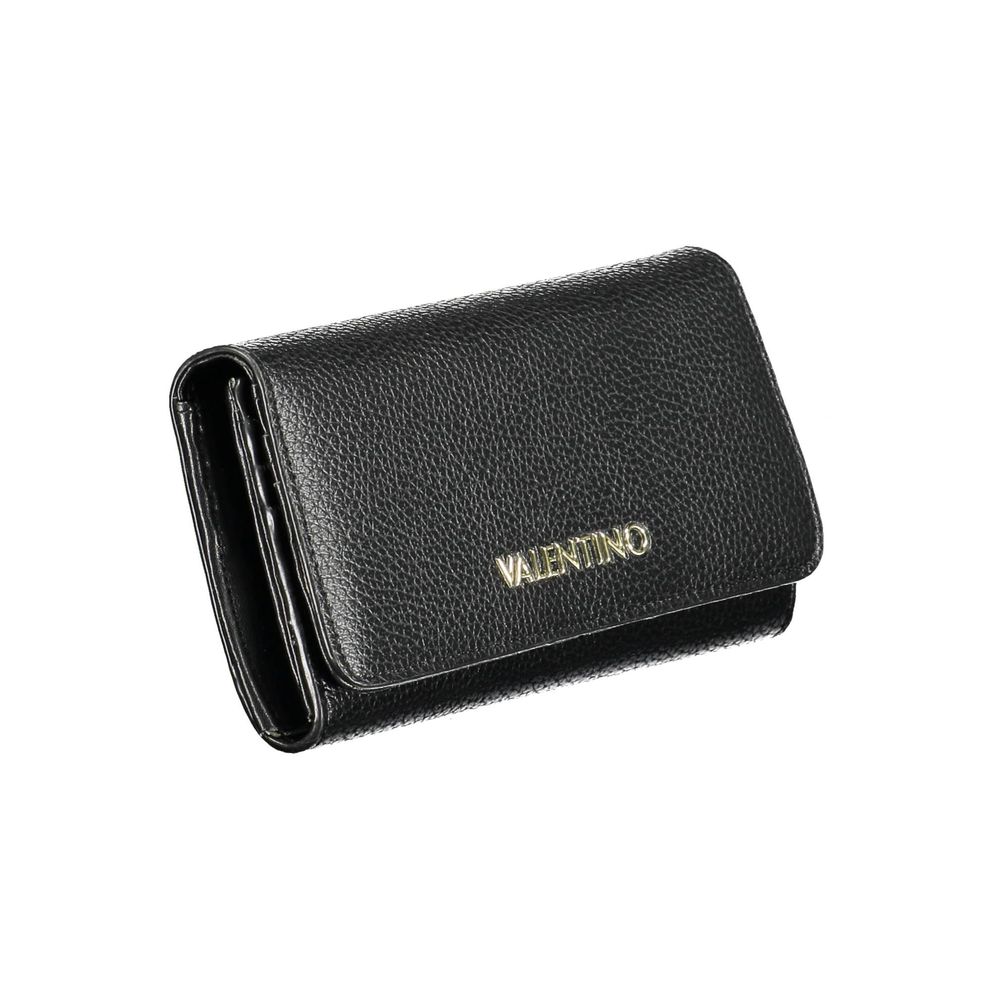 Mario Valentino Black Polyethylene Wallet Womens Wallet