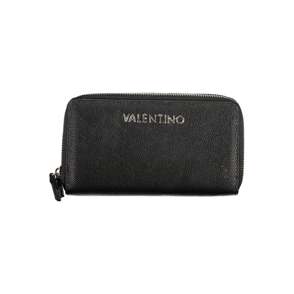 Mario Valentino Black Polyethylene Wallet Womens Wallet