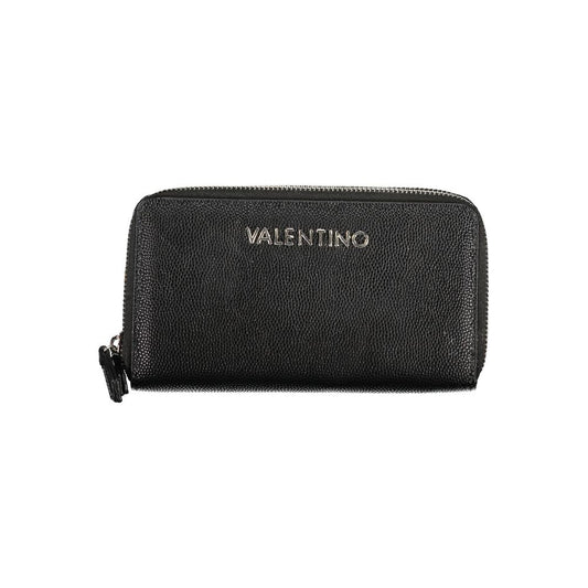 Mario Valentino Black Polyethylene Wallet Womens Wallet