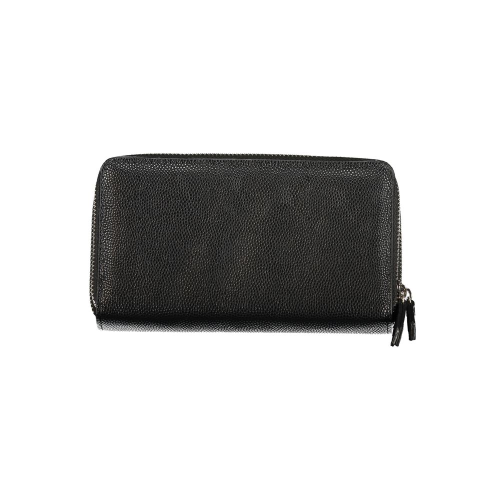 Mario Valentino Black Polyethylene Wallet Womens Wallet