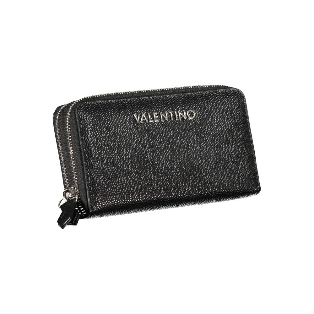 Mario Valentino Black Polyethylene Wallet Womens Wallet