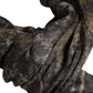Dolce & Gabbana Multicolor Camouflage Fringes Modal Foulard Scarf