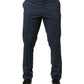 Master Coat Blue Skinny Fit Mid Waist Men Chino Trouser Pants