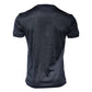 Dolce & Gabbana Blue Silk Crew Neck Short Sleeves Men T-shirt Mens T-Shirt
