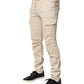 Scervino Street Beige Skinny Fit Mid Waist Men Denim Jeans