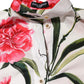 Dolce & Gabbana Multicolor Floral Long Sleeves Blouse Top