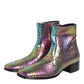 Dolce & Gabbana Multicolor Chelsea Short Ankle Boots Shoes