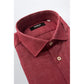 Baldinini Trend Red Cotton Shirt
