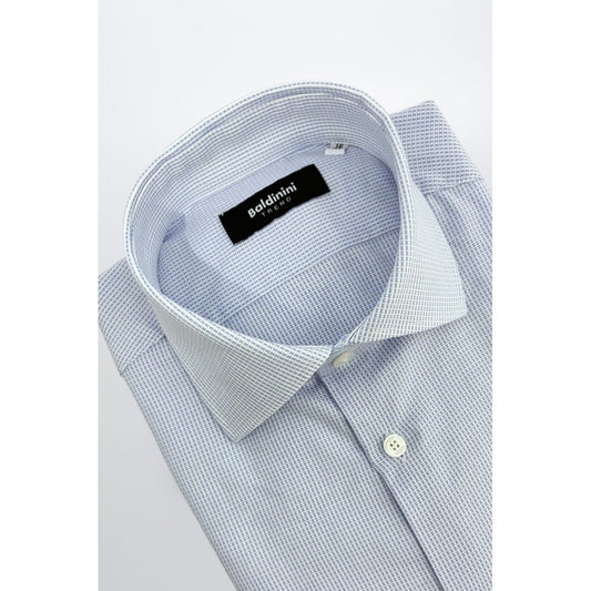 Baldinini Trend Light Blue Cotton Shirt