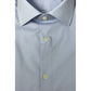 Baldinini Trend Light Blue Cotton Men Shirt