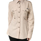 Dolce & Gabbana Beige Collared Long Sleeve Cotton Shirt Top