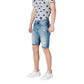 Antony Morato Blue Cotton Bermuda Shorts Mens Shorts