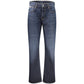 Calvin Klein Blue Cotton Women's High-Rise Jeans