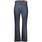 Calvin Klein Blue Cotton Women's High-Rise Jeans