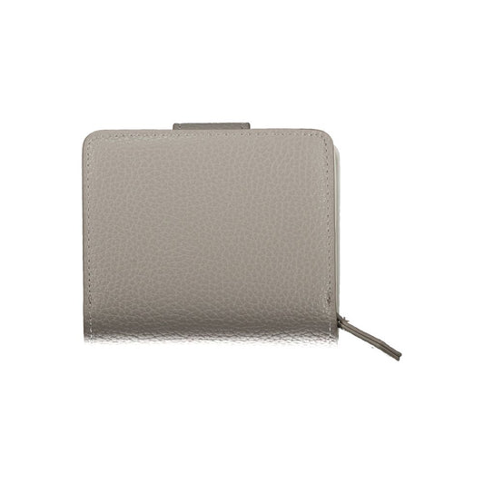 Mario Valentino Gray Polyethylene Wallet Womens Wallet