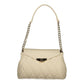 Mario Valentino Beige Polyurethane Women Shoulder Bag